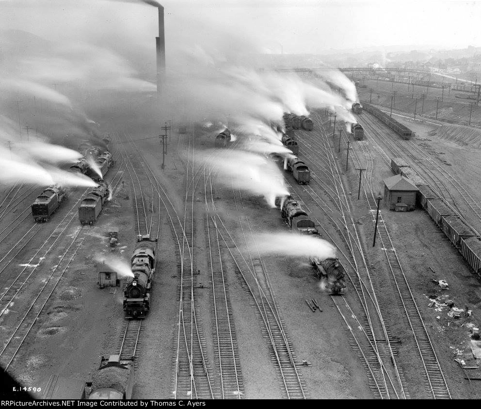 PRR Locomotive Ready Tracks, 1943